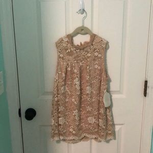 Creamy Pink lace blouse from altar’d state